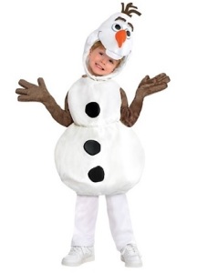 Your child will love dressing up as the hilarious snowman from Frozen.