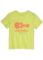 F15 Baby Live Simply Guitar T-Shirt - Mayan Yellow - Patagonia Baby Live Simply Guitar T-Shirt