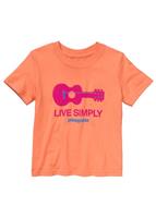 F15 Baby Live Simply Guitar T-Shirt - Peach Sherbet - Patagonia Baby Live Simply Guitar T-Shirt