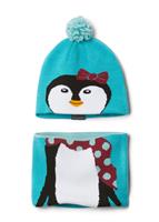Infant Snow More Hat and Gaiter Set - Geyser Penguin - Columbia Infant Snow More Hat and Gaiter Set - WinterKids.com                                                                                         