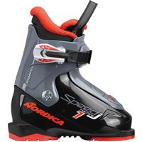 Youth Speedmachine J1 Boots - Black / Anthracite / Red