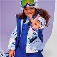 Toddler Girls Snowy Tale Jacket - Bright White Mountains Locals (WBB2)