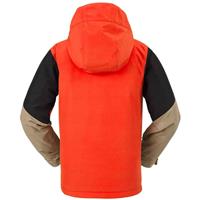 Boys Vernon Insulated Jacket - Orange Shock