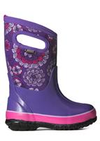 Classic Pansies Boots - Purple Multi - Bogs Classic Pansies Boots - WinterKids.com                                                                                                           