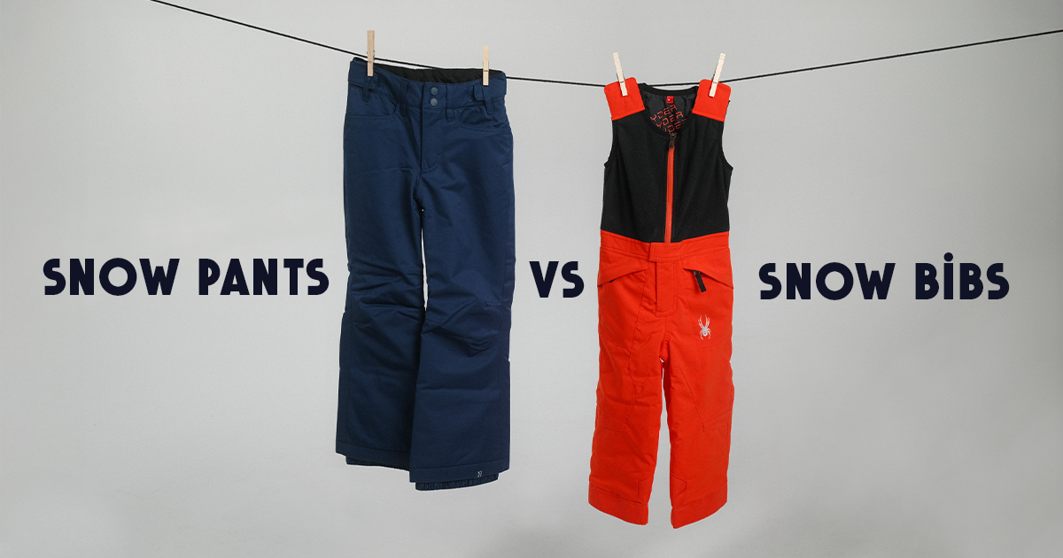 Kids Snow Pants vs Snow Bib Comparison