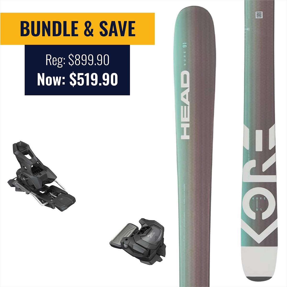 Head Kore 91 W + Tyrolia Attack 11 GW Bundle - Women's | WinterKids