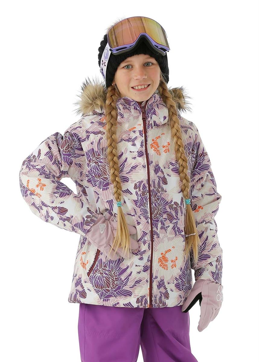 Big Kids Roxy Kids Girl's American Pie Solid Snow Jacket 