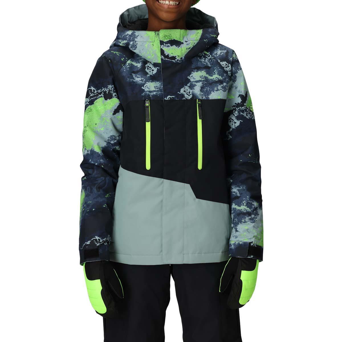 686 Boys' Geo Insulated Snowboard Jacket | WinterKids