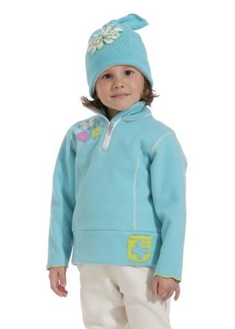 F11 Girls Gigi Fleece Top (Bluebell)