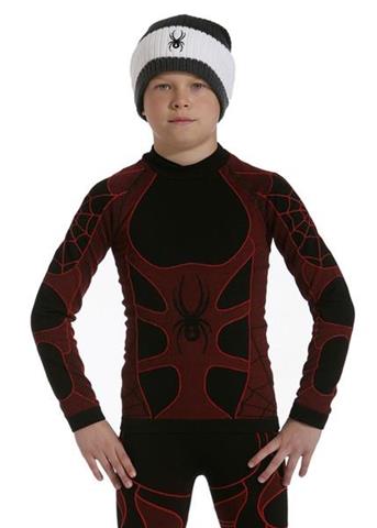 F11 Boys Seamless Compression Top (Black/Red)