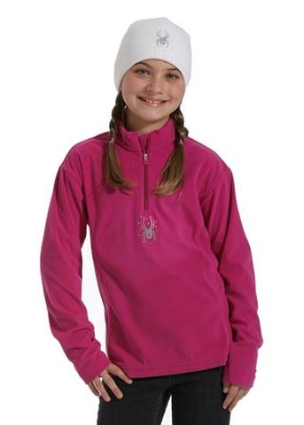 F11 Girls Chloe Fleece T-Neck (Fuchsia)