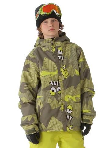 Boys Camotooth Insulated Jacket (Army)