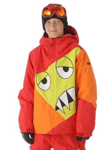 Boys Snaggleface Insulated Jacket (Orange)