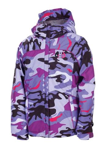 Girls Courtney Insulated Jacket (Violet Camo Reef)