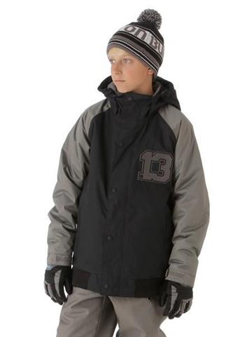 Boys Repel Jacket (True Black/Jet Pack)