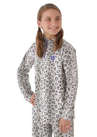 Girls Heartbreaker 1/4 Zip (Winter Cat Print)
