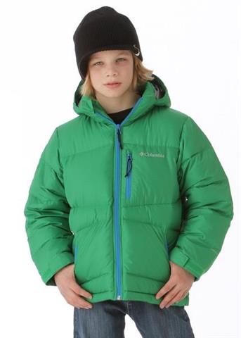 Boys Space Heater II Jacket (Fuse Green/Compass Blue)