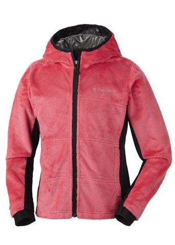 Girls Lush Plush Hoodie (Afterglow Pink)
