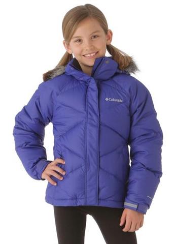 Girls Mini Lay D Down Puffer (Light Grape)