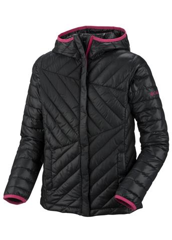 F12 Girls Powder Lite Jacket (Black/Afterglow)