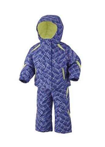 Girls Buga Set (Light Grape Bubble Print)
