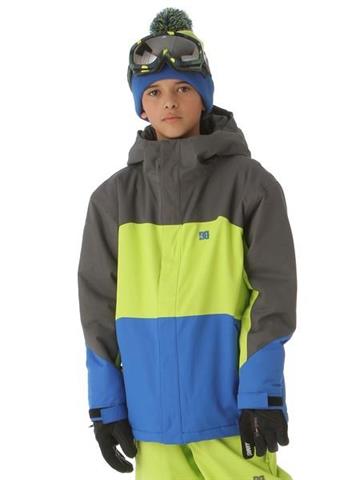 Boys Amo Jacket (Dark Shadow/Lime/True Blue)