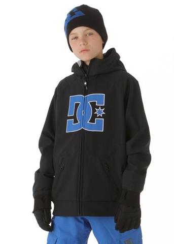Boys Spectrum Softshell Jacket (Black)