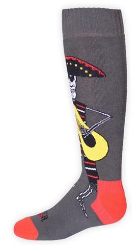 F12 Youth Medium Cushion Sock (Mariachi/Charcoal)