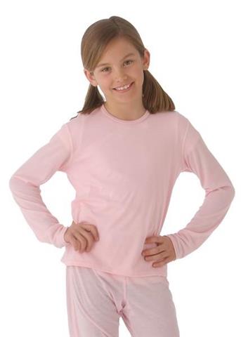 Youth Pepper Skins Solid Crewneck (Pink)