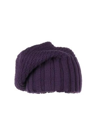 Cake Knit Hat (Plum)