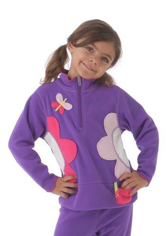 Girls GaGa Fleece Top (China Pink)