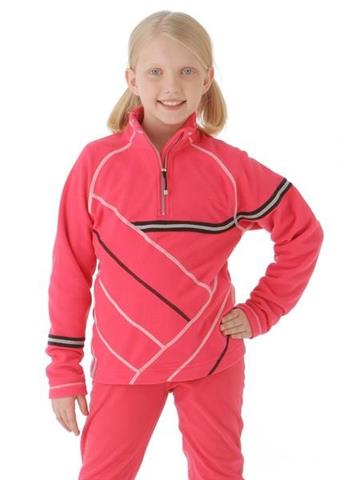 Girls Aliyah Fleece Top (Berry)