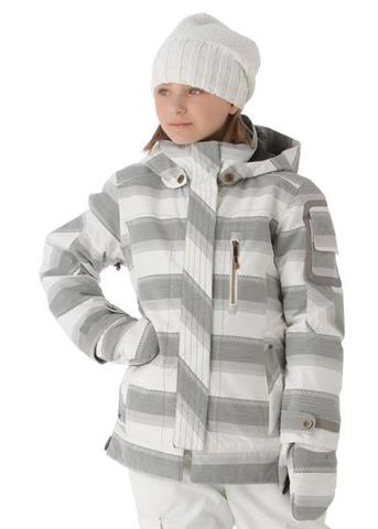 Girls Iconic Jacket (Quarry Stripe Jacquard)