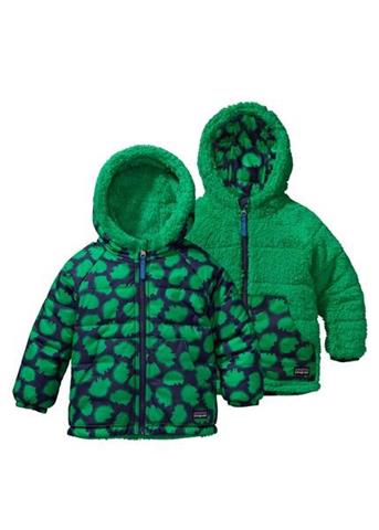 Baby Reversible Tribbles Jacket (Pokey Dot: Brilliant Green)