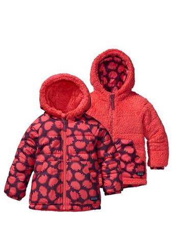 Baby Reversible Tribbles Jacket (Pokey Dot: Coral)