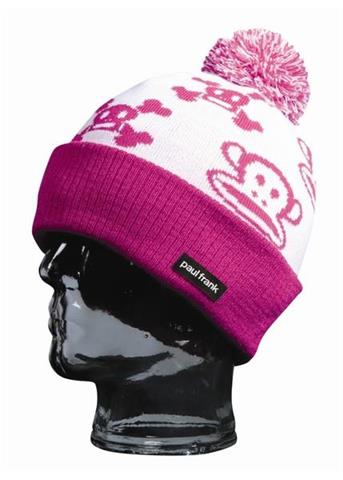 Girls PF Character Beanie (Magenta)