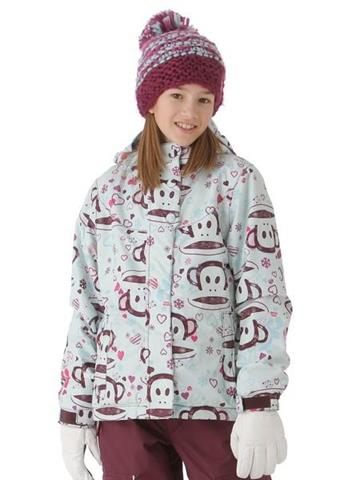 Girls Julius Sketch Insulated Jacket (Light Plum)