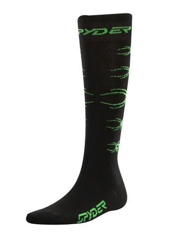 Boys Bug Out Sock (Black/Classic Green)