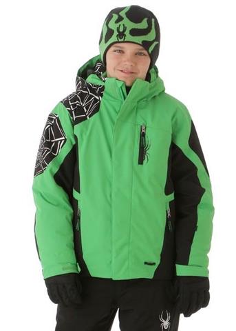 F12 Boys Challenger Jacket (Classic Green/Black/White)