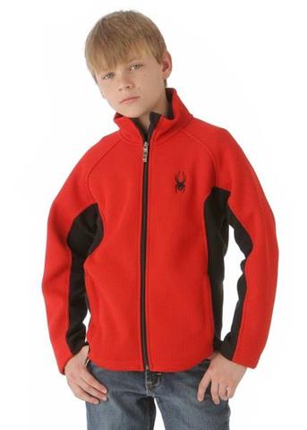 Boys Constant Full Zip Sweater (Red)