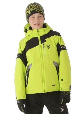 Boys Leader Jacket (Sharp Lime/Black/Sharp Lime)
