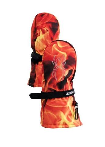 Mini Cubby Mitten (Squeeze Inferno Print)