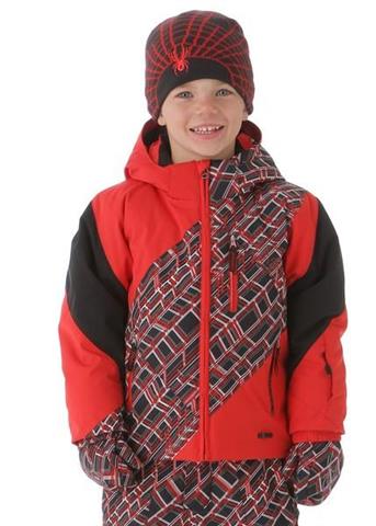 Mini Enforcer Jacket (Red/Red Mosaic Print)