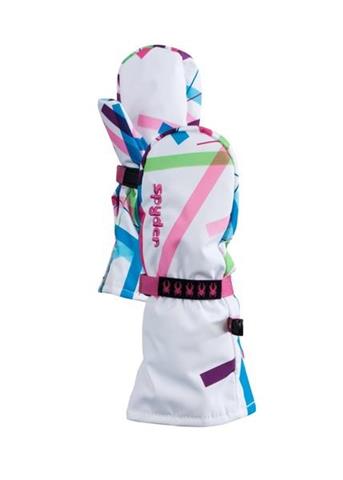 F12 Bitsy Cubby Long Mitten (White Cross Hatch)