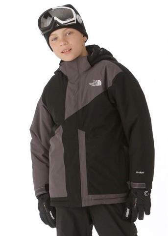 Boys Brightten Insulated Jacket (TNF Black/Graphite Grey)