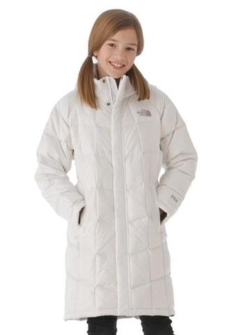 Girls Metropolis Parka (TNF White)