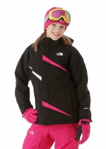 Girls Insulated Elsa Jacket (TNF Black)