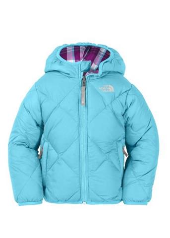 Toddler Reversible Down Moondoggy Jacket (Turquoise Blue)