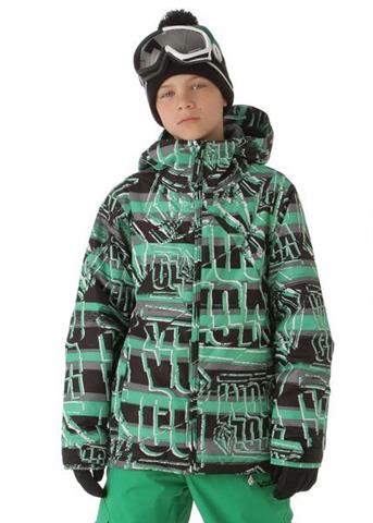 Boys Impact Insulated Jacket (Echo Stripe)