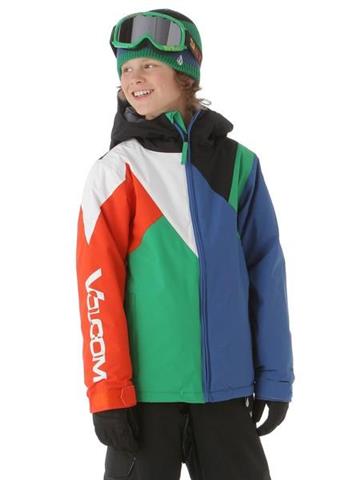 Boys Impact Insulated Jacket (White)